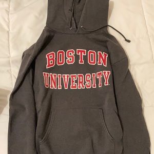 Boston U hooded sweatshirt size M